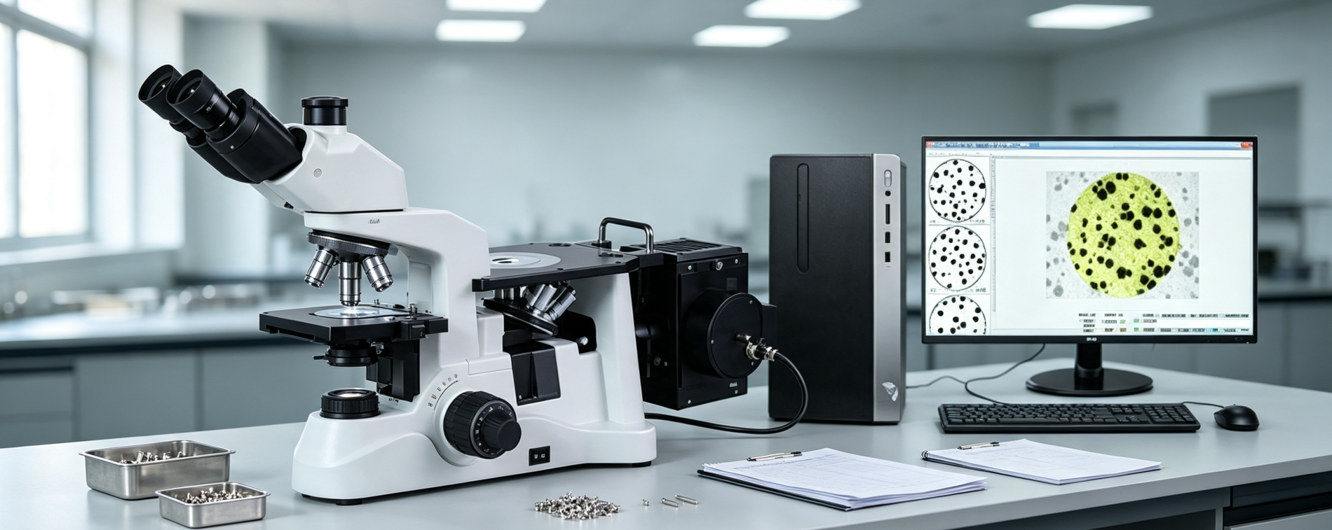 FXD-30MW Computerized Metallography Microscope | General metallographic analysis equipment for scientific research, teaching and factory quality inspection